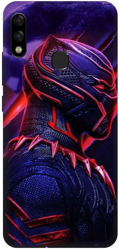 PICHKU Back Cover for INFINIX HOT 7-X624B-BLACK,PANTHAR,SUPER,HERO,AVENGERS,BOYS,GIRLS,TRENDING,PANTHER,ORENGE  (Orange, Hard Case, Pack of: 1)
