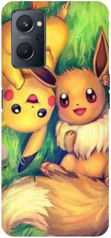 PICHKU Back Cover for REALME 9I-RMX3491-YELLOW,MINNIONS,PIKACHU,CUTE,BEAUTIFUL,TEDDY,CARTOON,GIRLS,COUPLE,LOVE  (Yellow, Hard Case, Pack of: 1)