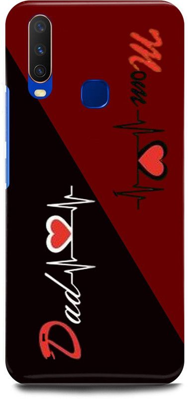 DIKRO Back Cover for Vivo Y15, 1901 MOM, DAD, MAA, PAPA, MOTHER, FATHER, LOVE  (Multicolor, Hard Case, Pack of: 1)