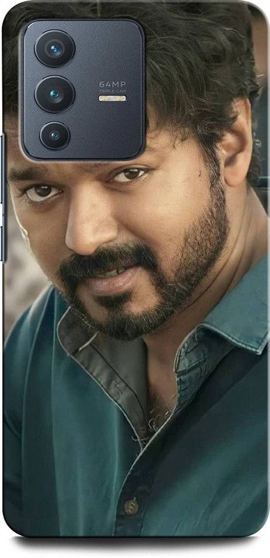 GRAFIQE Back Cover for Vivo V23 Pro 5G VIJAY, ACTOR, SOUTHHERO, TELUGUSTAR  (Multicolor, Shock Proof, Pack of: 1)