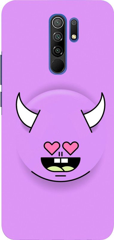OPSHOPEE.COM Back Cover for Redmi 9 Prime / Redmi Poco M2  (Purple)