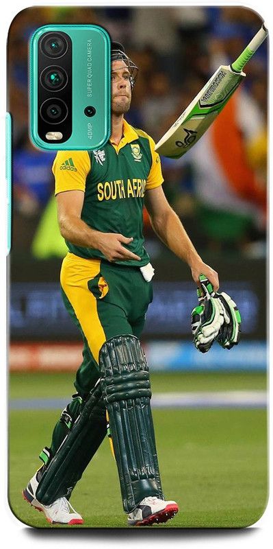 ORBIQE Back Cover for REDMI 9 Power MOBHQAB3 AB DE VILLIERS, CRICKET, BATSMAN, SPORTS  (Multicolor, Hard Case, Pack of: 1)