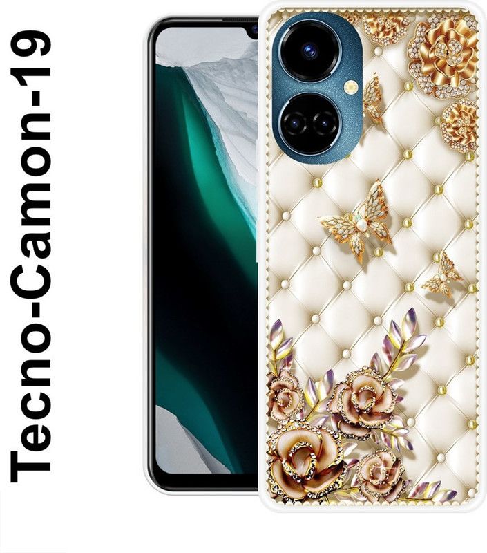 REALKING Back Cover for Tecno Camon 19  (Multicolor, Silicon)