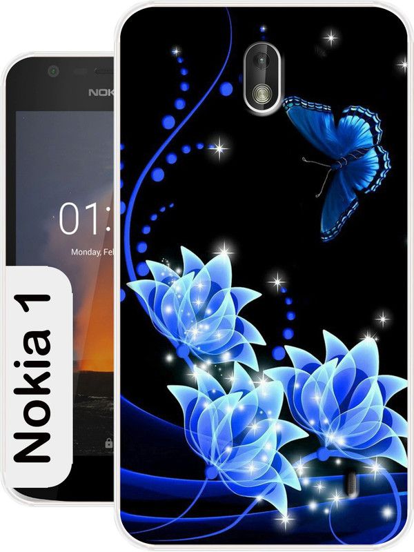 Discount Master Back Cover for Nokia 1  (Multicolor, Dual Protection, Silicon, Pack of: 1)