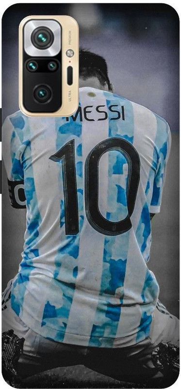 GRAFIQE Back Cover for REDMI Note 10 Pro Max M2101K6I MESSI, LIONE MESSI, FOTBALL, MESSI 10, BARCELONA, SPORTS  (Multicolor, Shock Proof, Pack of: 1)