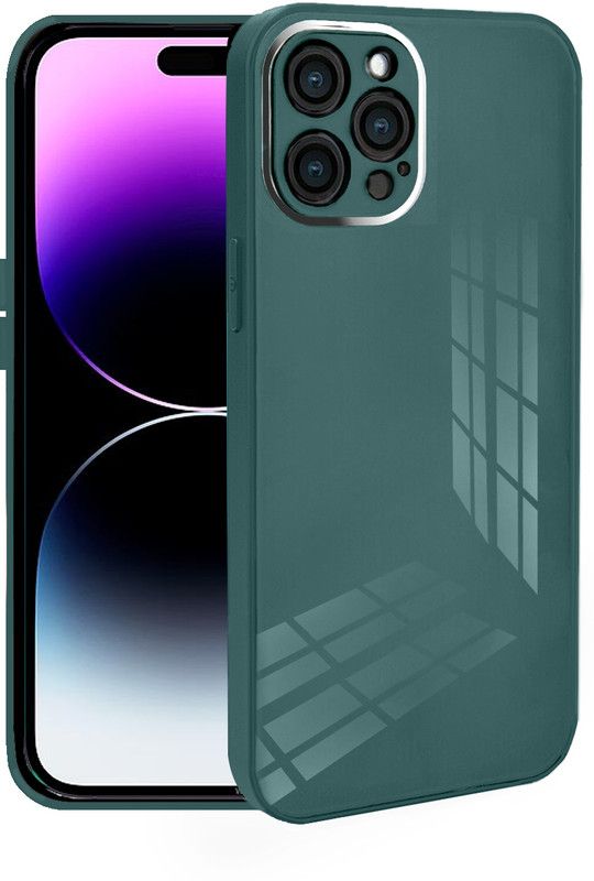 KARWAN Back Cover for APPLE Iphone 14PROMAX  (Green, Shock Proof, Pack of: 1)