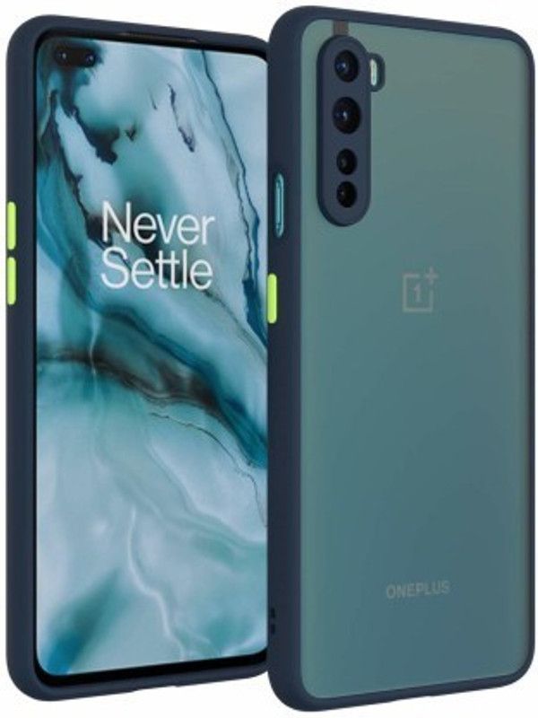 Cermarise Back Cover for OnePlus Nord  (Blue, Camera Bump Protector)
