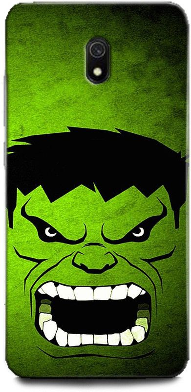 INDICRAFT Back Cover for Mi Redmi 8A ANGRY HULK, MARVEL, AVENGERS, SUPERHERO, COMIC  (Multicolor, Shock Proof, Pack of: 1)