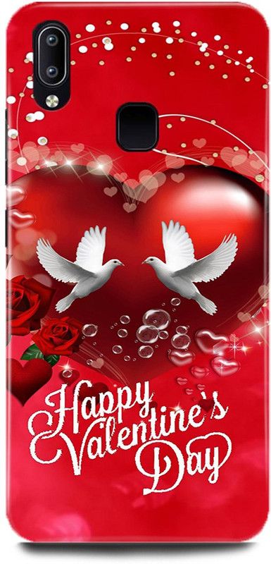 DIKRO Back Cover for Vivo V9, 1723, HAPPY, VALENTINE, DAY, LOVE, COUPLE, GIRL, BOY  (Multicolor, Hard Case, Pack of: 1)