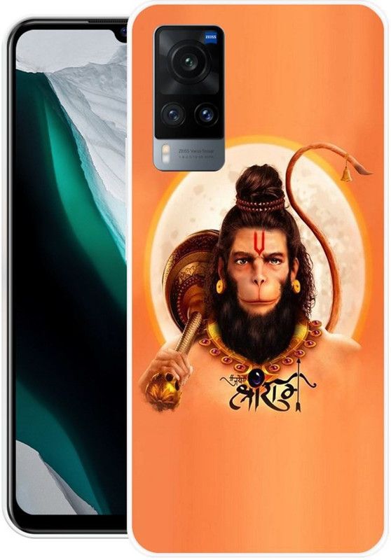BLUEBUG Back Cover for Vivo X60 Pro  (Orange, Grip Case, Silicon, Pack of: 1)