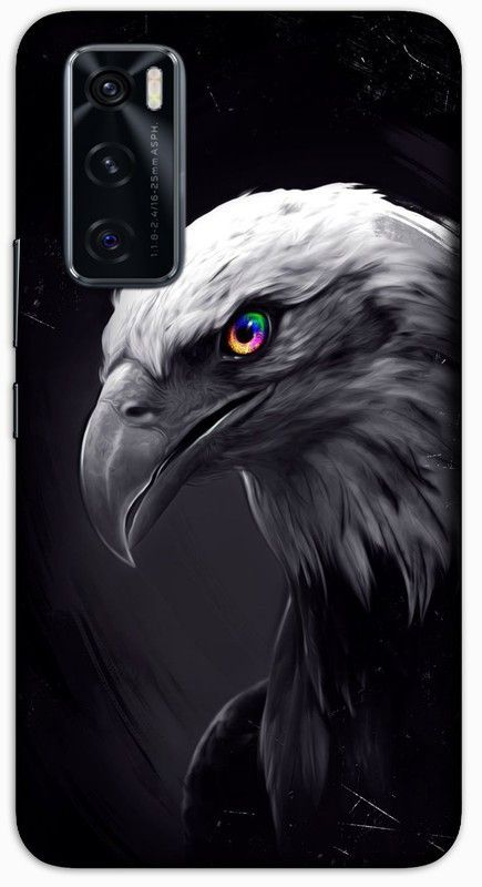 CROKIAN Back Cover for ViVO V20 SE Eagle Back Cover  (Multicolor, Hard Case, Pack of: 1)