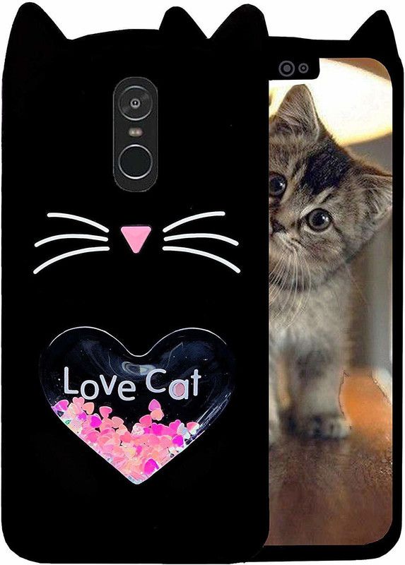 Cocklet Back Cover for Mi Redmi Note 3  (Black, 3D Case, Pack of: 1)