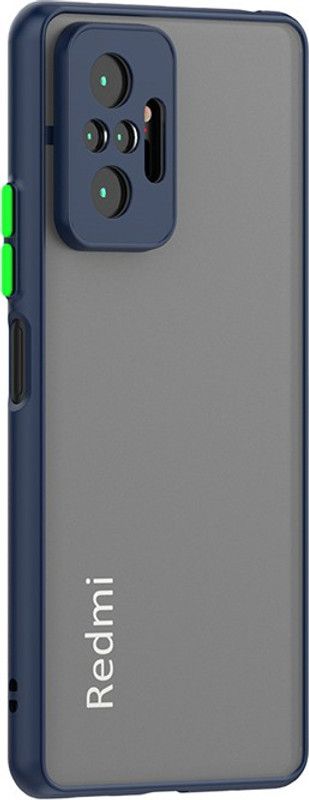 Zinger Back Cover for Xiaomi Redmi Note 10, CAMERA PROTECTION CASE, SMOKE CASE  (Blue, Hard Case, Pack of: 1)