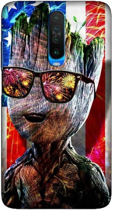 CROKIAN Back Cover for POCO X2 Groot Back Cover  (Multicolor, Hard Case, Pack of: 1)
