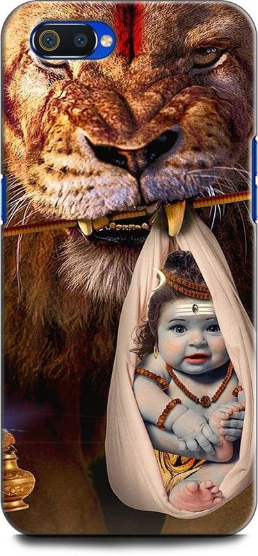 KEYCENT Back Cover for Realme C1, RMX1811 SHIVJI, LORD SHIVA, MAHADEV, BHOLENATH, GOD, TRISHUL  (Multicolor, Shock Proof, Pack of: 1)