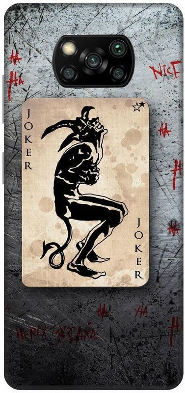 BYXIS Back Cover for Poco X3 Pro Joker, Batman, Heath ledger joker, Batman Joker, Dark Knight, Why So Serious  (Multicolor, Shock Proof, Pack of: 1)