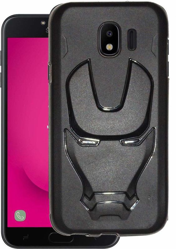 VAKIBO Back Cover for Samsung Galaxy J4  (Black, 3D Case, Pack of: 1)