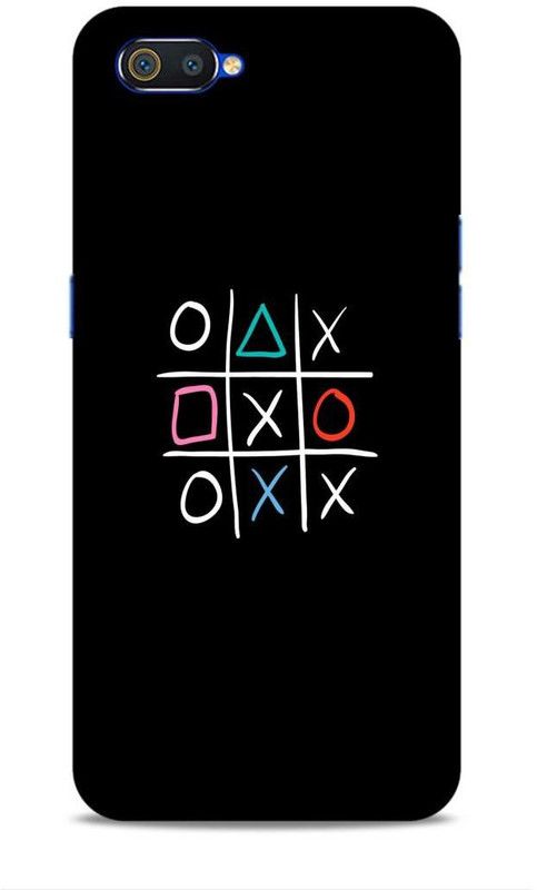 CRAFTARA Back Cover for Realme C2  (Black)
