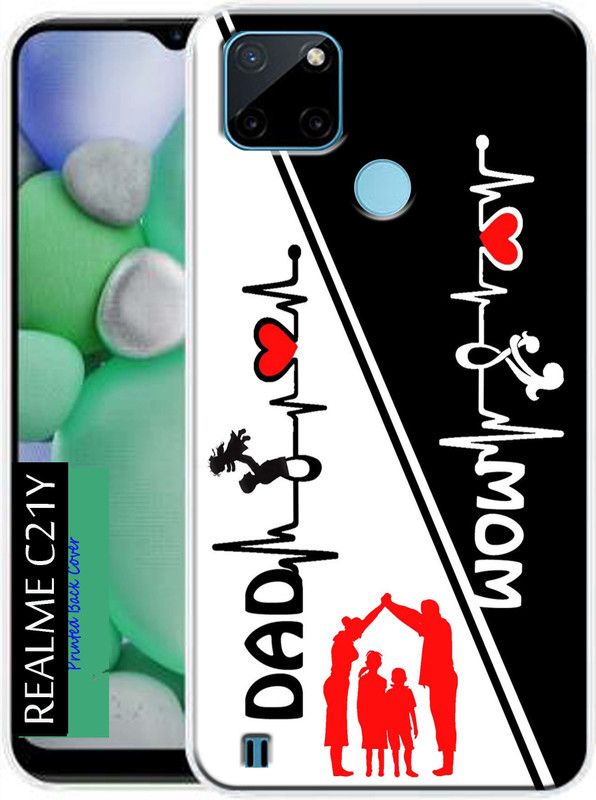 LUCASTENN Back Cover for Realme C21Y, Realme C21 Y Back Cover  (Multicolor, Dual Protection, Silicon, Pack of: 1)