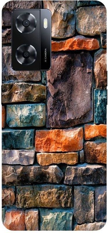 OLIWER Back Cover for OPPO A57 2022 Wall Marble, Marble PRINTED BACK COVER  (Multicolor, Hard Case, Pack of: 1)