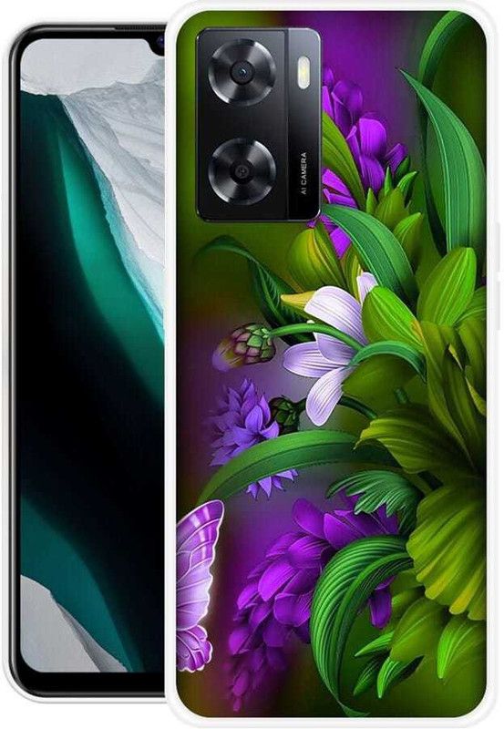 PAYSTORE Back Cover for Oppo A57 2022 , PFTM20 , Oppo A57 5G , Oppo a57 2022 5g  (Multicolor, Silicon, Pack of: 1)