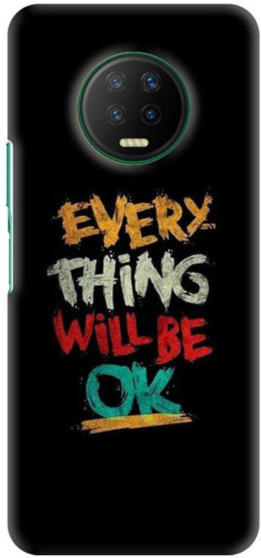 PNBEE Back Cover for Infinix Note 7, X690B, X690 - Quotes Print  (Multicolor, Hard Case, Pack of: 1)