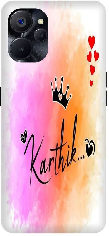 Anaya Back Cover for Realme 9i 5G RMX3612, LOVE HEART PRINTED BACK COVER  (Multicolor, Hard Case, Pack of: 1)