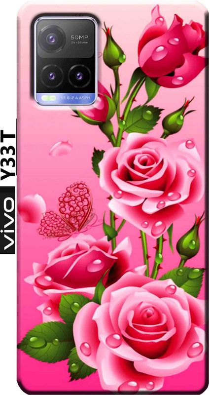 Auqueno Back Cover for Vivo Y33T 2530  (Multicolor, Flexible, Silicon, Pack of: 1)