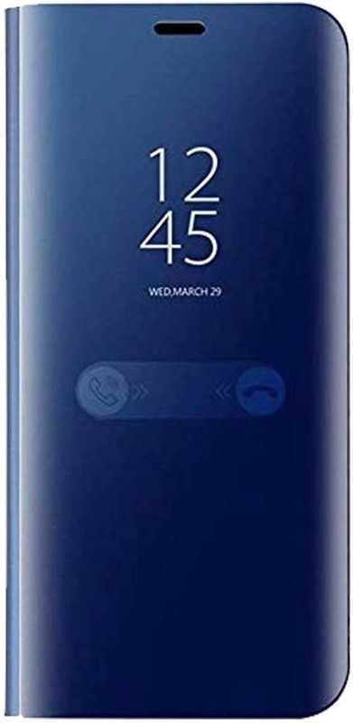 RRTBZ Flip Cover for Samsung Galaxy A6 Plus  (Blue, Shock Proof, Pack of: 1)