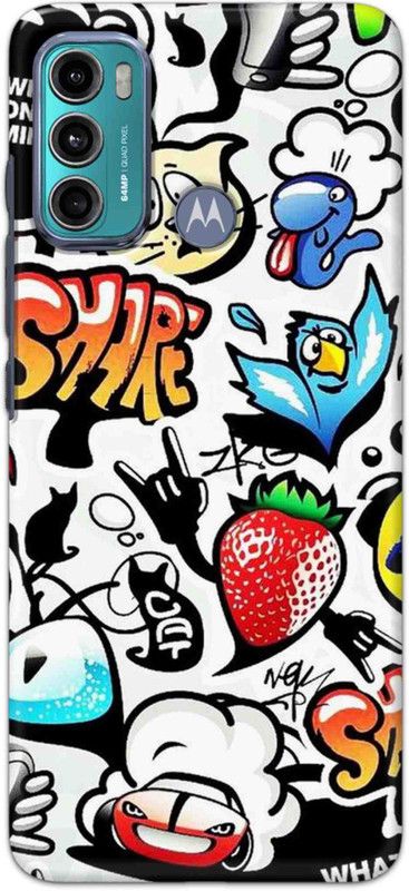 NDCOM Back Cover for Motorola Moto G60 Whats On your Mind? Printed  (Multicolor, Hard Case, Pack of: 1)