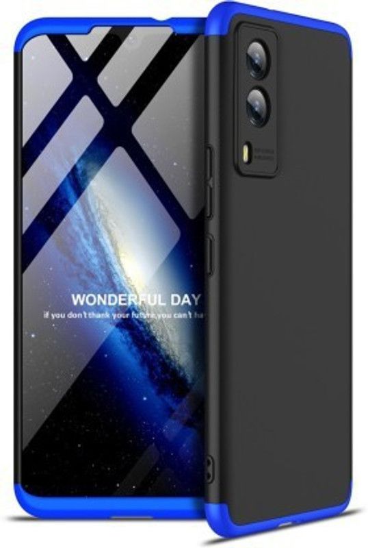 Asprint Back Cover for Vivo V21e Vivo V21e (5G)  (Blue, Dual Protection, Pack of: 1)