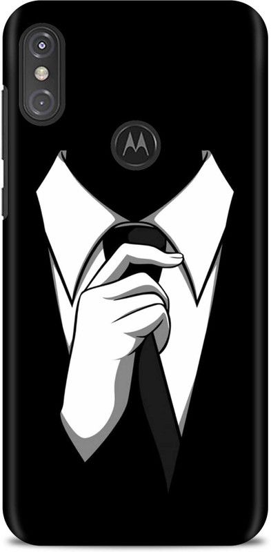 Sankee Back Cover for Motorola Moto One Power  (Black, Hard Case)