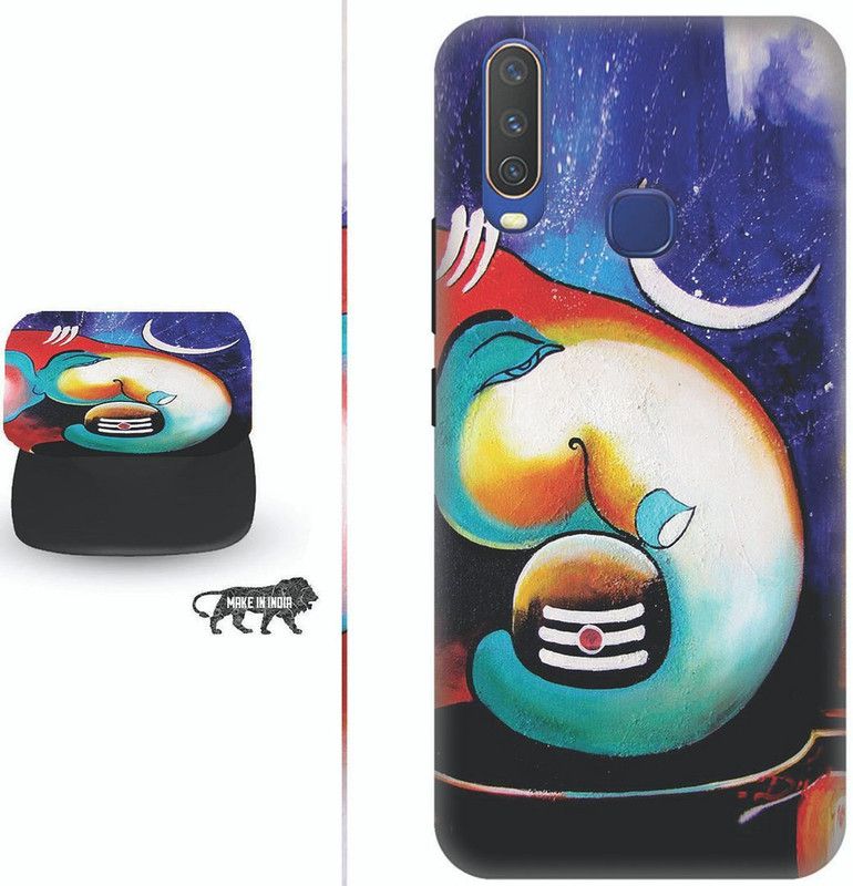 My Swag Back Cover for Vivo U20  (Multicolor, Cases with Holder)