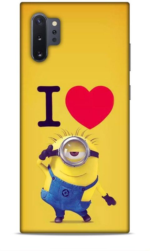 Lucent Crafts Back Cover for Samsung Galaxy Note 10 Plus  (Yellow, 3D Case, Pack of: 1)