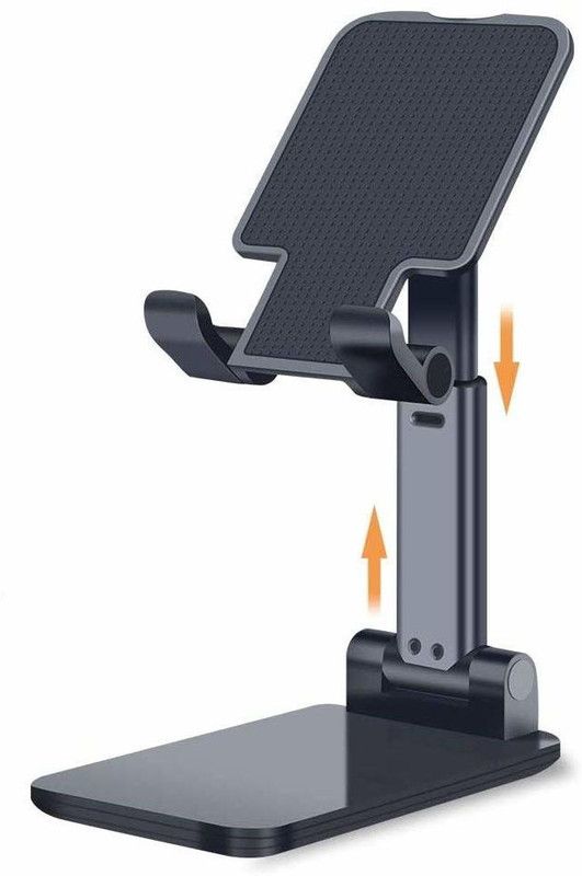 CRATIX Adjustable Cell Phone Stand, Foldable Portable Phone Stand Phone Holder for Desk, Desktop Tablet Stand Compatible with Mobile & tablet Mobile Holder