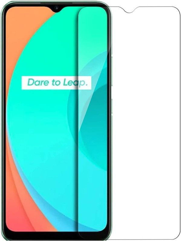 COVER CAPITAL Tempered Glass Guard for Realme C35  (Pack of 1)