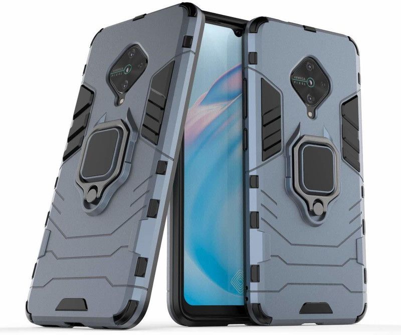 DEAL IN CASE Back Cover for vivos1pro Orignal-D5-shockproof armor case with stand holder  (Blue, Shock Proof)