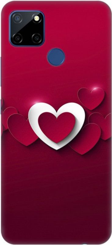 Coberta® Back Cover for Realme C21  (Red, Hard Case, Pack of: 1)