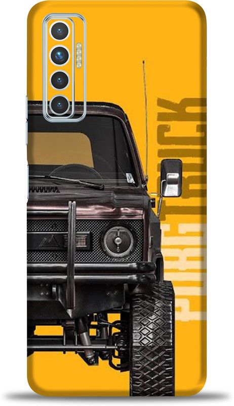 OggyBaba Tecno Camon 17 Mobile Skin  (Truck Pubg Multicolor Skin With Ultra Matte Finish)