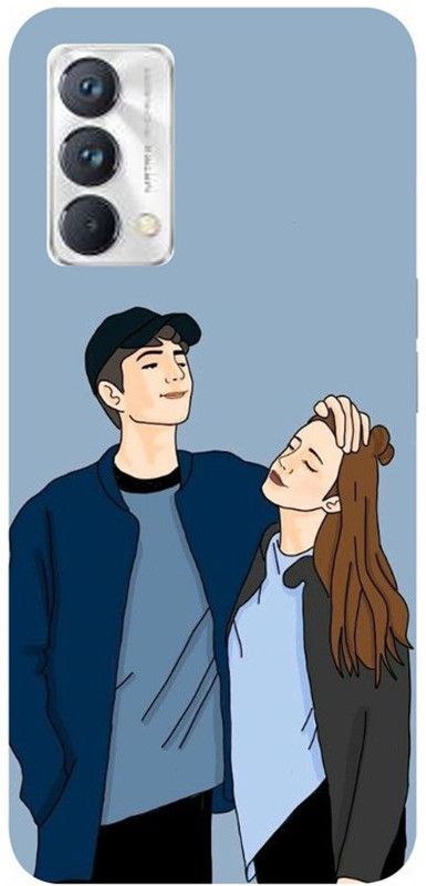 Golden Mask Back Cover for Realme GT Master Boy And Girl Friends  (Multicolor, Waterproof, Silicon, Pack of: 1)