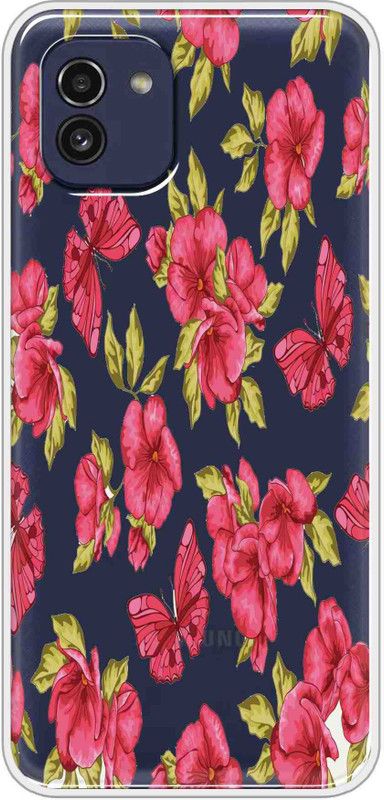 Snazzy Back Cover for SAMSUNG Galaxy A03  (Transparent, Grip Case, Silicon, Pack of: 1)