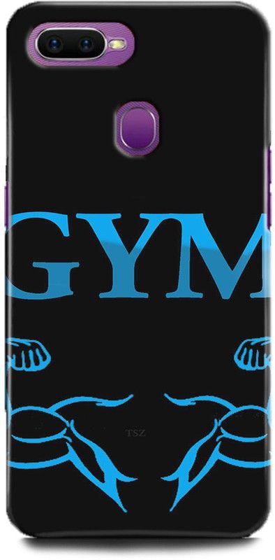 INTELLIZE Back Cover for Oppo A7/CPH1901 Gym,Printed  (Multicolor, Shock Proof, Pack of: 1)