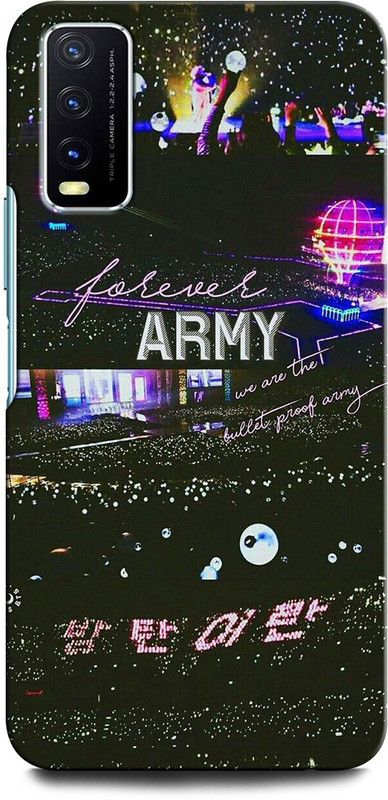 GRAFIQE Back Cover for Vivo Y20i BTS X ARMYJUNGSHOOK, KOREAN, HEARTBEAT, BTS, BEAT  (Multicolor, Shock Proof, Pack of: 1)