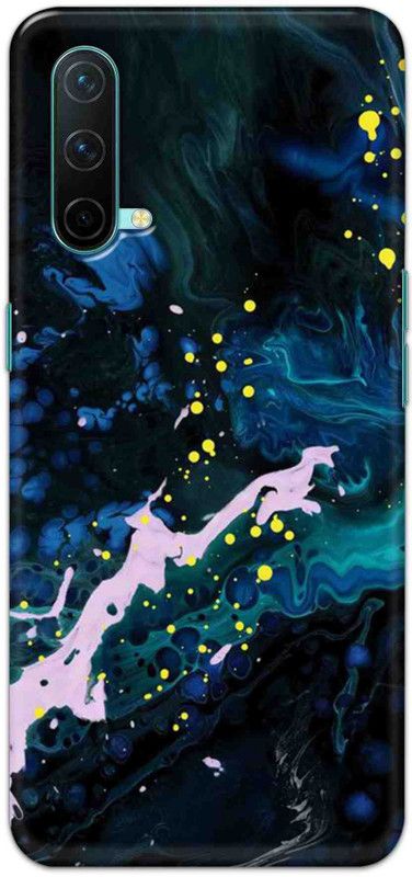 NDCOM Back Cover for OnePlus Nord CE 5G Color Art Blue Printed  (Multicolor, Hard Case, Pack of: 1)