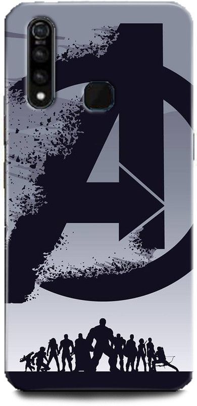 Afterglow Back Cover for Vivo Z1Pro AVENGERS LOGO, MARVEL, AVENGER, COMIC  (Multicolor, Shock Proof, Pack of: 1)