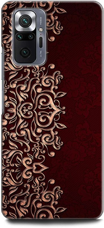 INDICRAFT Back Cover for REDMI Note 10 Pro WALL, RED WALL, TEXTURE, ABSTRACT ART, COLORFUL  (Multicolor, Dual Protection, Pack of: 1)