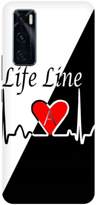 URCHIN Back Cover for Vivo V20SE A, A letter, Letter A, A love, Love  (Multicolor, Shock Proof, Pack of: 1)
