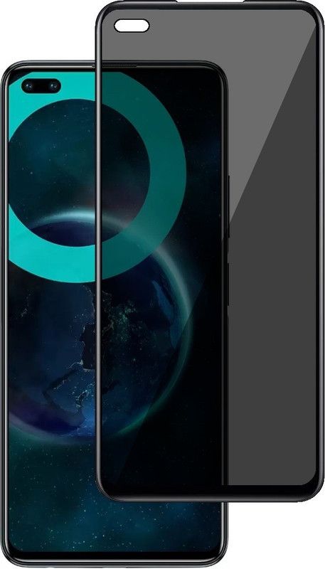 Pannu Edge To Edge Tempered Glass for Realme X50 Pro  (Pack of 1)