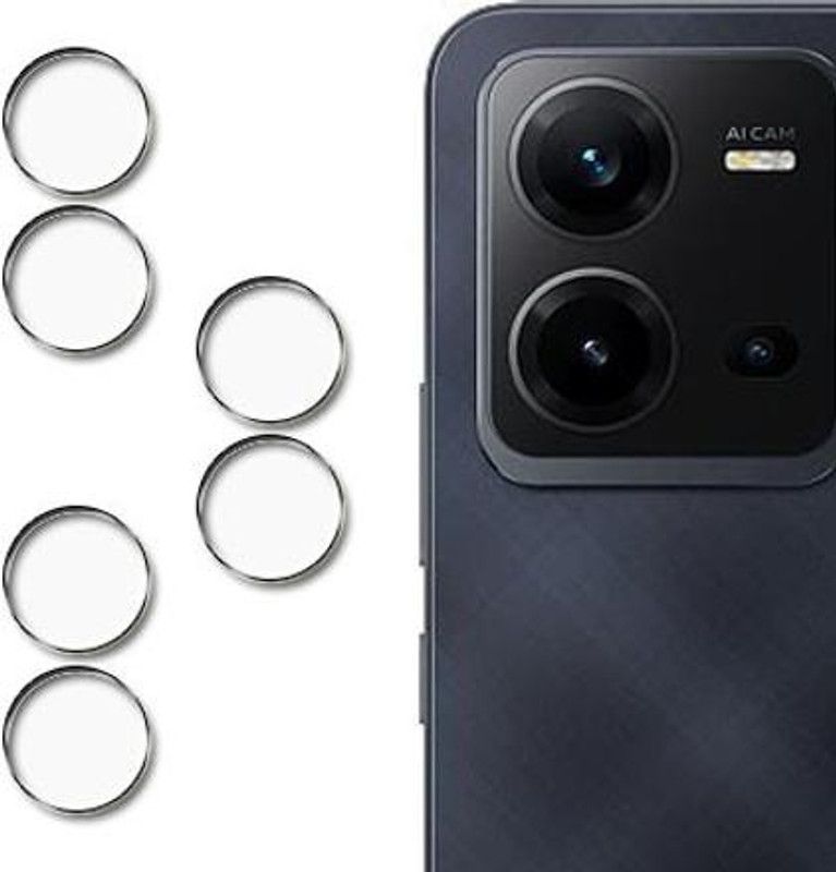 domchi Back Camera Lens Glass Protector for R30-vivo V25e  (Pack of: 3)