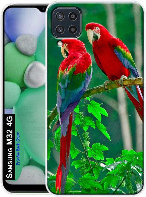 LUCASTENN Back Cover for Samsung Galaxy M32 4G, Samsung M162  (Multicolor, Dual Protection, Silicon, Pack of: 1)